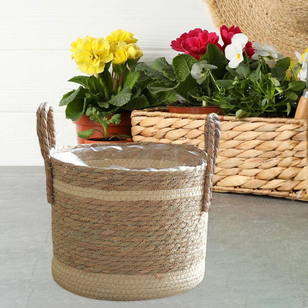 Crafts Container for Plants, Beach Basket And Home Organizer