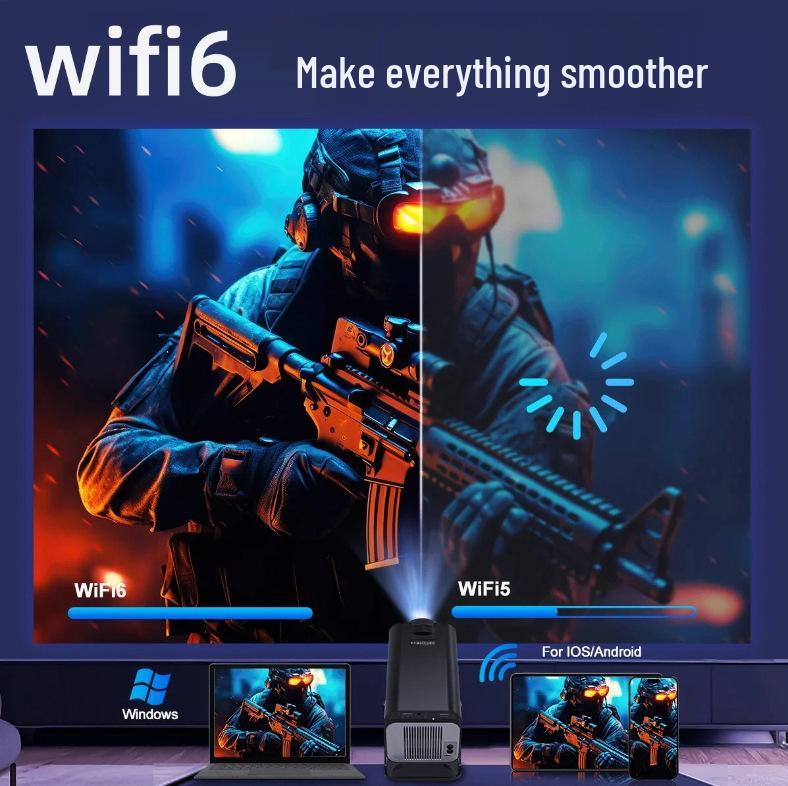 Ultra HD HY320mini Projector with Android 11