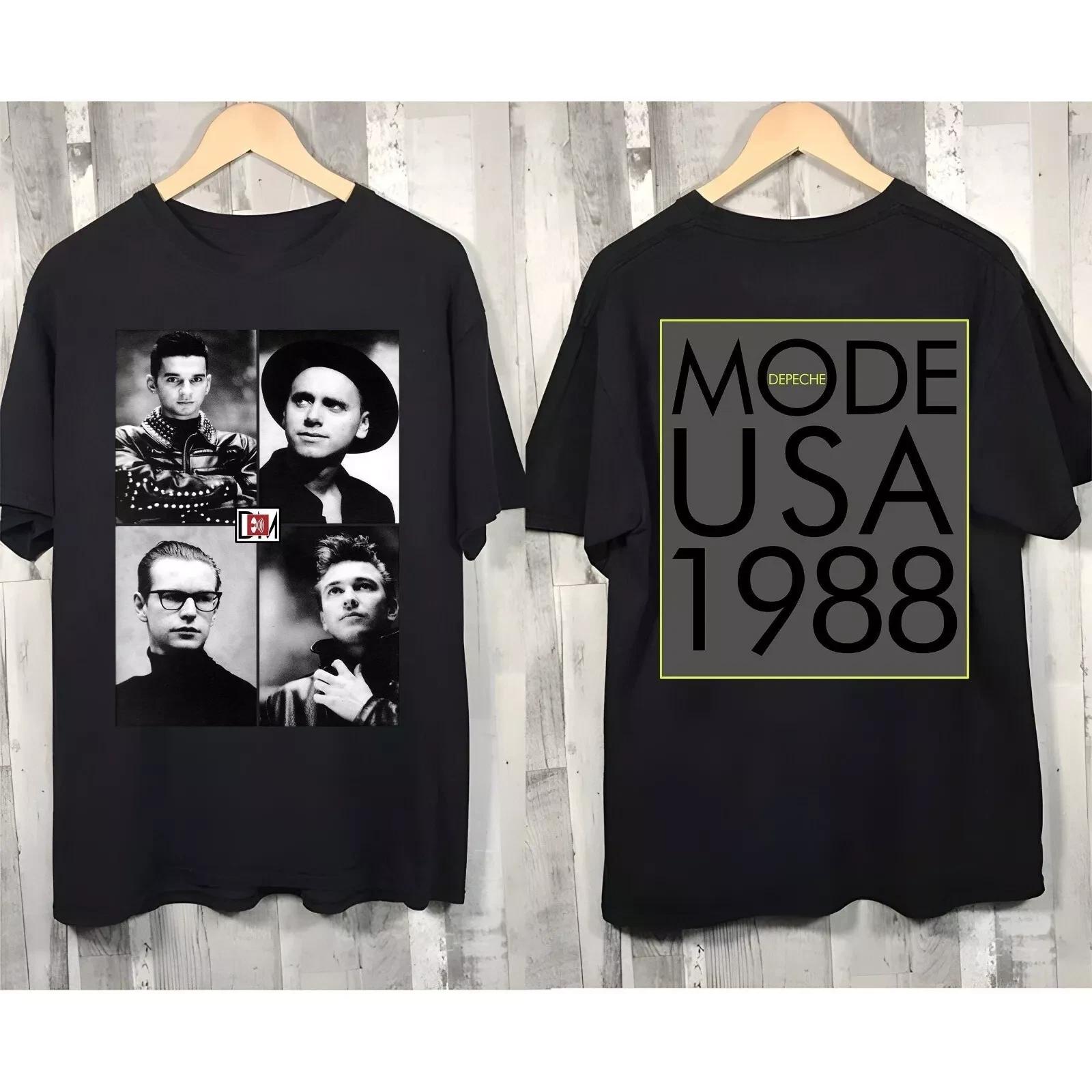 Depeche Mode USA Tour 1988 Concert Tshirt, Gift for fans S