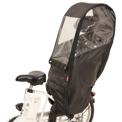 MARUTO Polyester Bicycle Rear Child Seat Rain Cover Black [B Style] D-5RBBDX2
