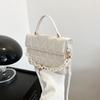 Simple Daily Versatile Small Square Bag Spring and Summer New Commuting Solid Color Portable Shoulder Messenger Bag Women's Bag