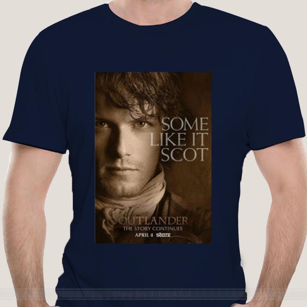 

New Jamie Fraser Outlander Tshirt Womens Style fashion tsdhirt men cotton brand teeshirt S