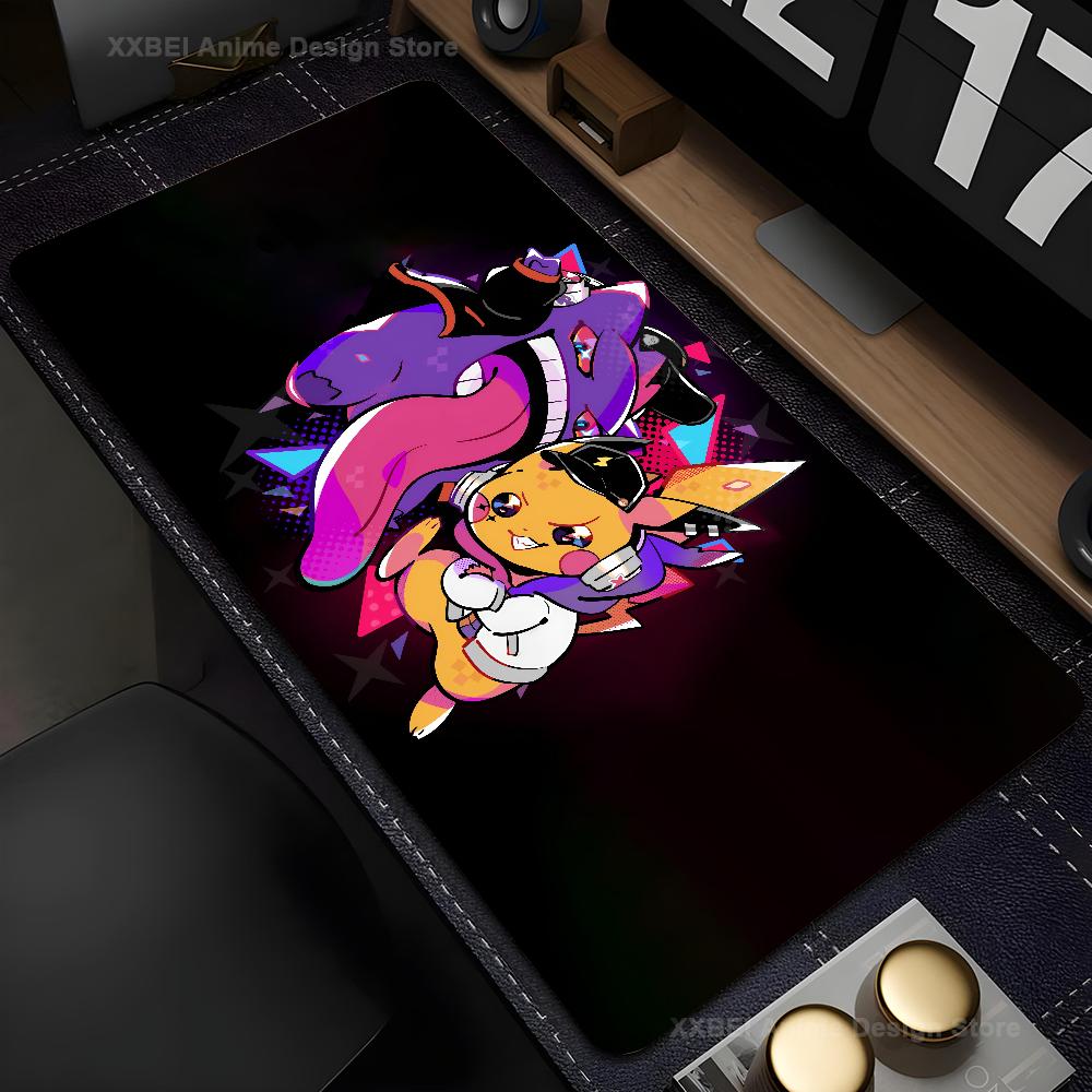 PPokemonGengar Grande Mousepad Mouse Mat Desk Mat With Pad gambling Accessories Prime gambling XXL Keyboard Pad Padding Mat
