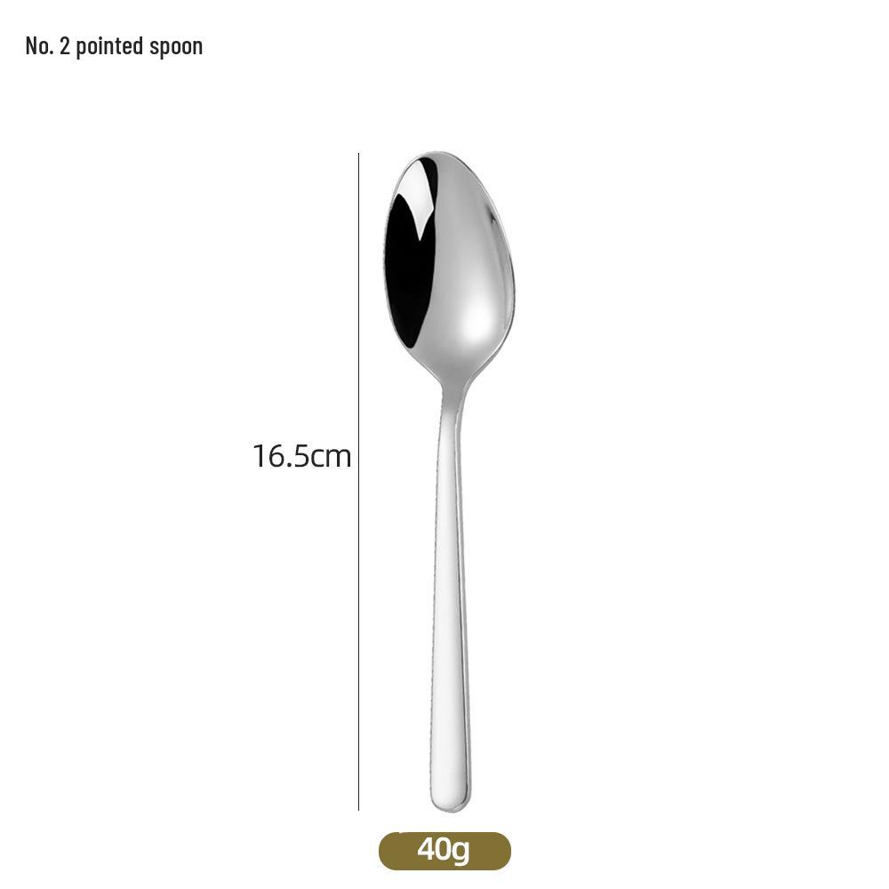 

Набор столовых приборов из нержавеющей стали 2025 года: Толстый нож для стейка из нержавеющей стали 304, вилка и ложка