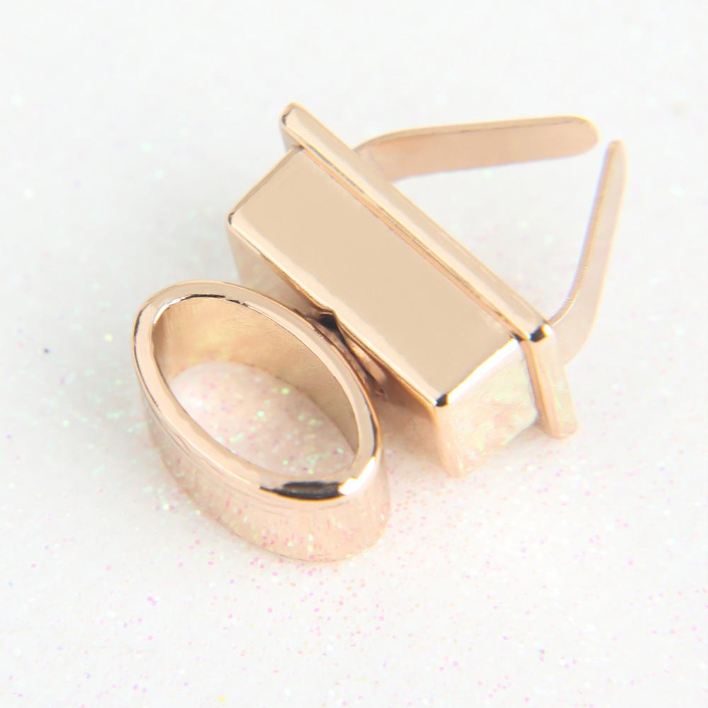 Fashion Exquisite Flower Craft Handbag Turn Lock DIY Clasp Hardware