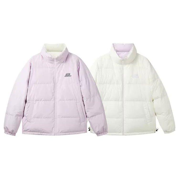 Skechers Windproof Warm Stand Collar Down Jacket Unisex Outerwear Cloud-Purple L422U067-02PM XXL