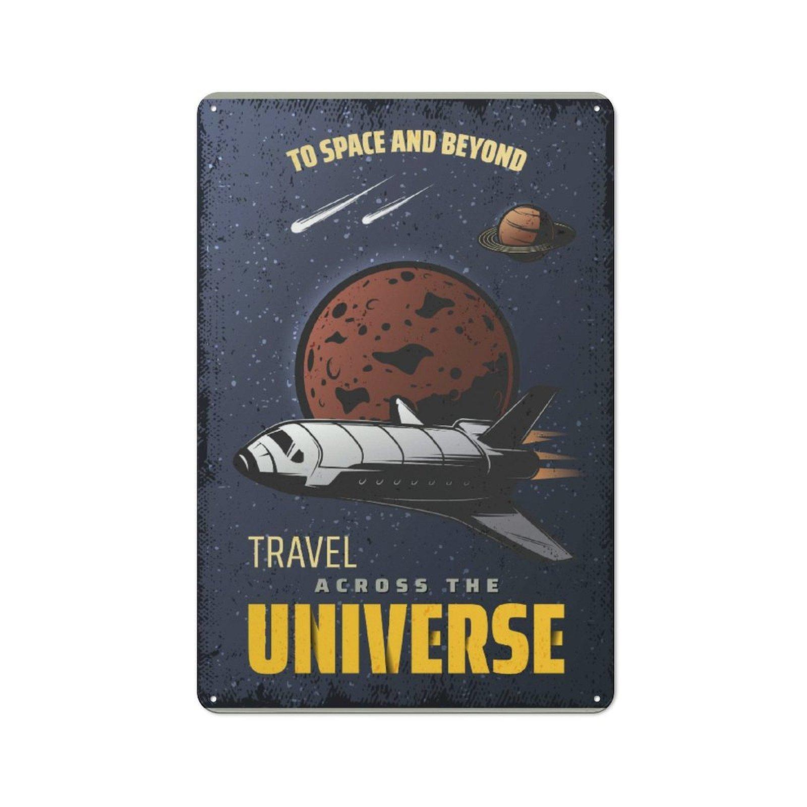 

1 Pack Aged Retro Metal Sign with Distressed Rust Look for Interior Design Corners, Options Include 20x30cm or 30x40cm 20*30CM