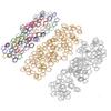 100pcs Colorful Star Love Shape Braids  Clips Cute Metal Braid Hair  Accessories for Party D
