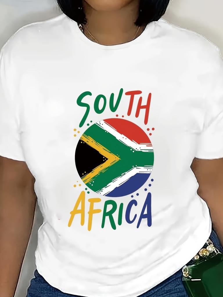 South Africa Flag Graphic T-shirt