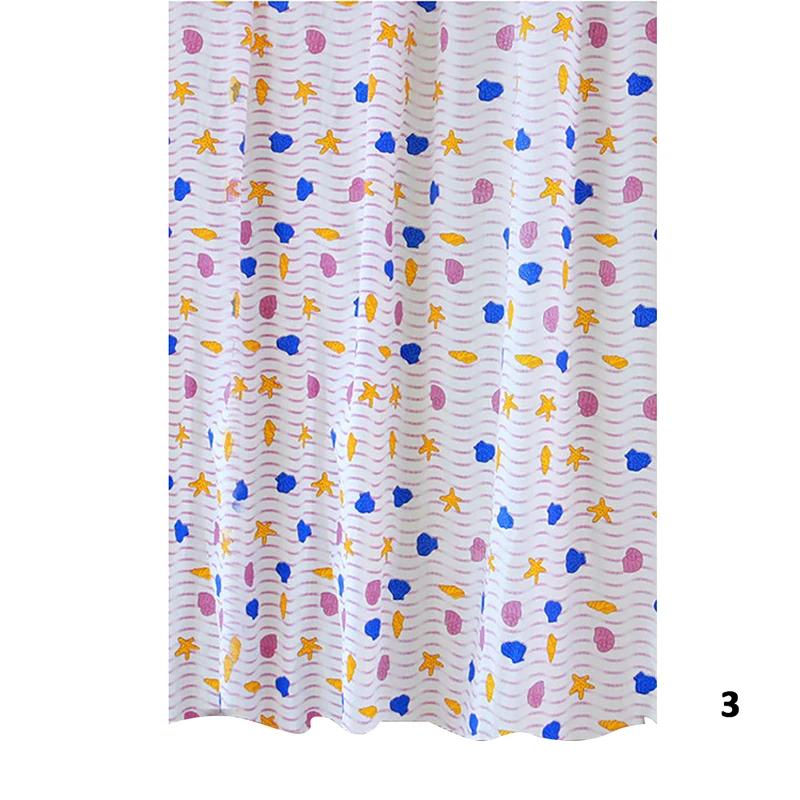 Waterproof Peva Shower Curtain Set With 12Hooks 71"X79" Plastic Shower Curtain For Bathroom Decor Washable Shower Curtain