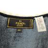 FENDI made in Italy No sleeve knit one piece 46 dark blue Women Used