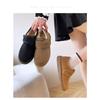 Women Thickened Plush Lined Velcro Casual Soft Sole Warm Short Snow Boots
