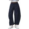 2025 European & American Women's Summer Sports Drawstring Nine-Point Sweatpants