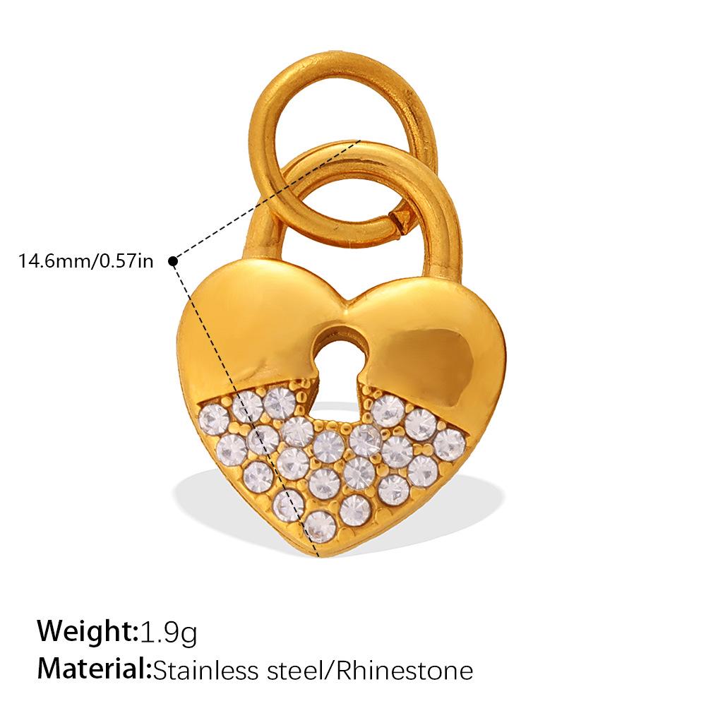 Luxurious Rhinestone Lock Pendant for Women – Unique and Versatile Jewelry Accessory