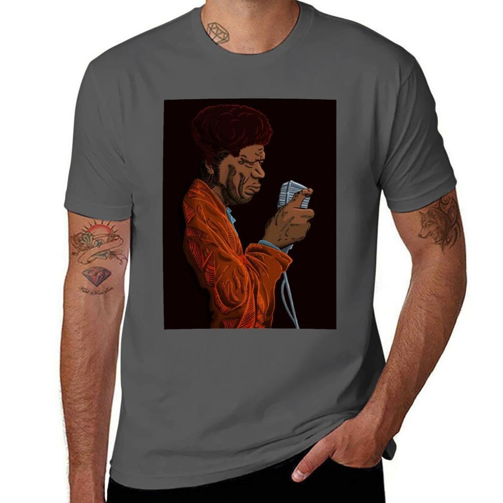 Charles The Soul T-shirt Unisex Bradley Outfit Base Quotidiano Maglietta a Maniche Corte
