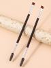 Multi-functional dual-head makeup brush, ultra-fine eyeliner brush, angled eyebrow brush,eyelash brush,professional makeup tools