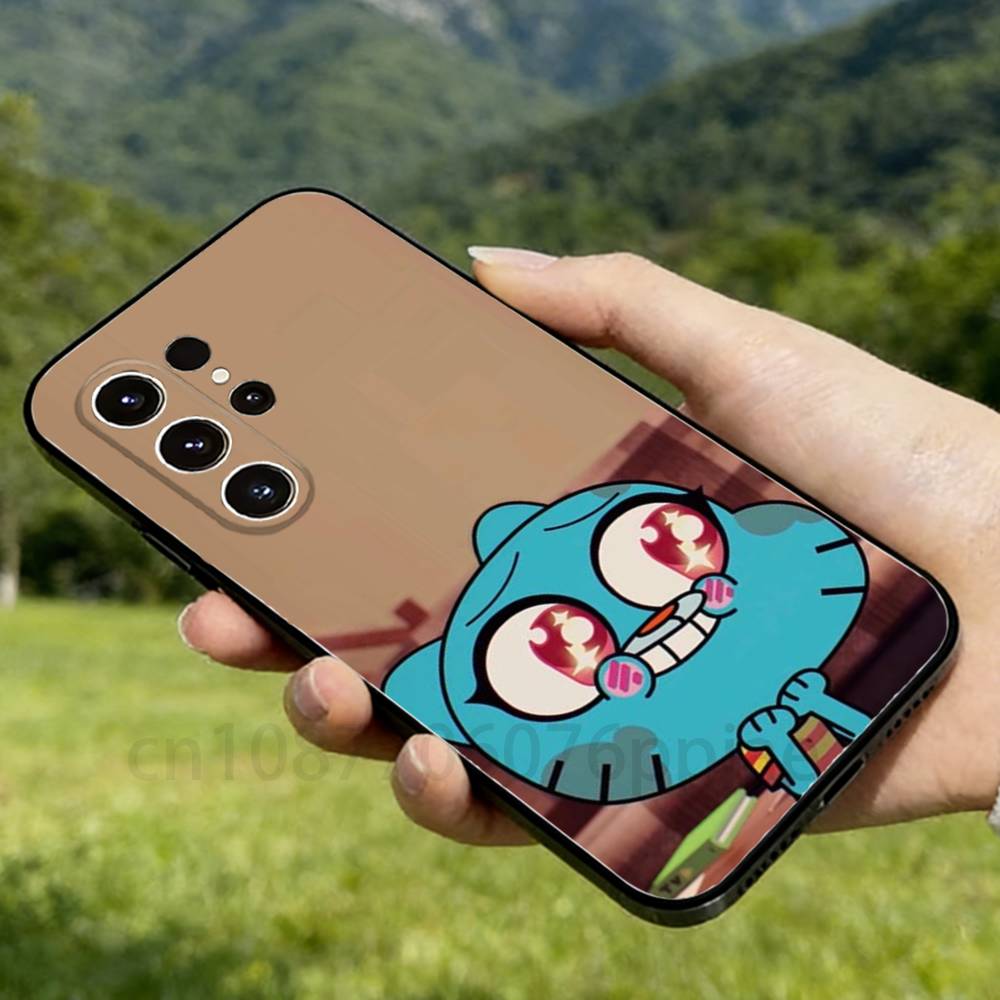 

Darwin Watterson Phone case For Samsung Galaxy A53,51,72,73,31,30,42 Soft Silicone Black Cover SamsungA324g