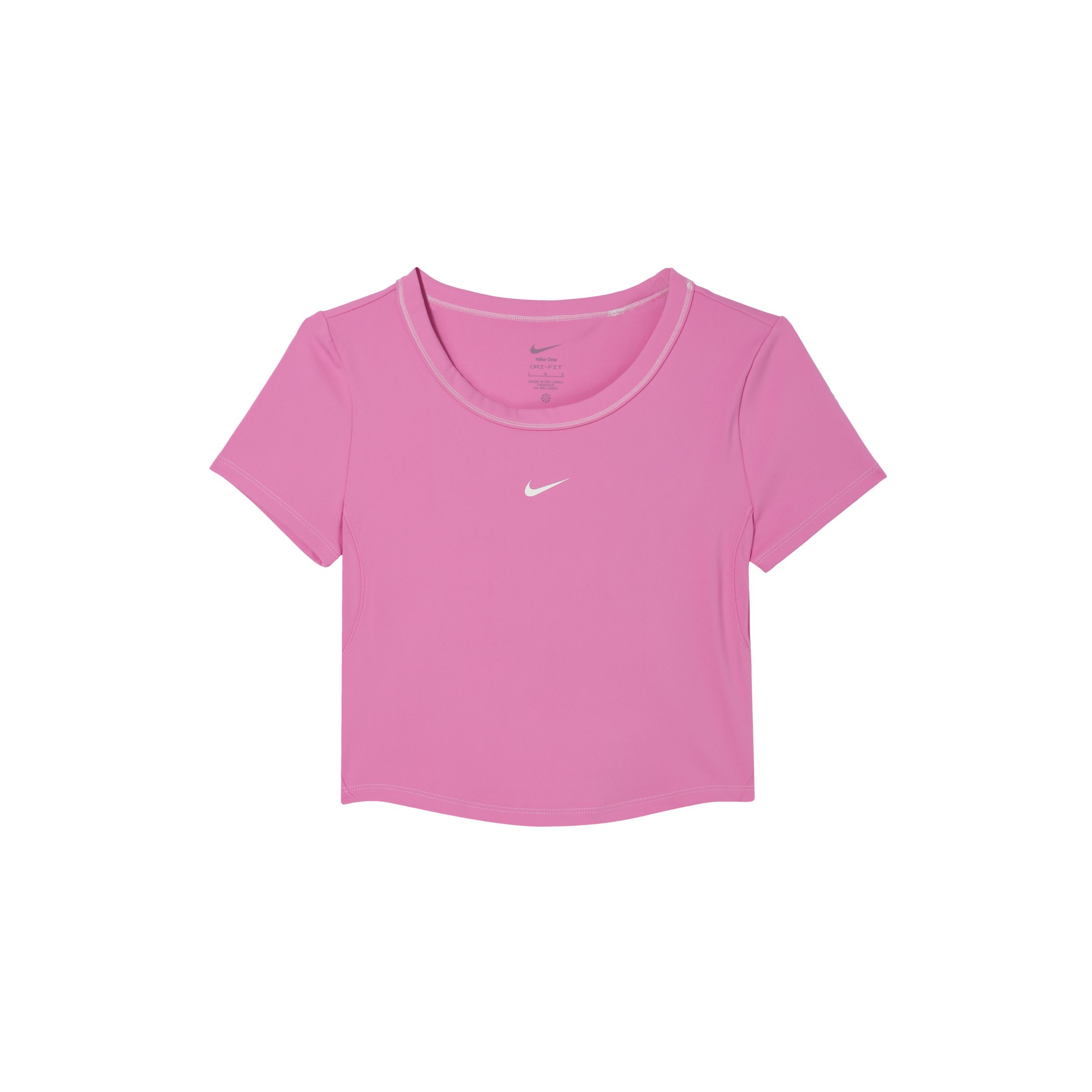 

Nike Dri-Fit One Fitted Short Sleeve Top Women Tops Playful-Pink HM4584675 L