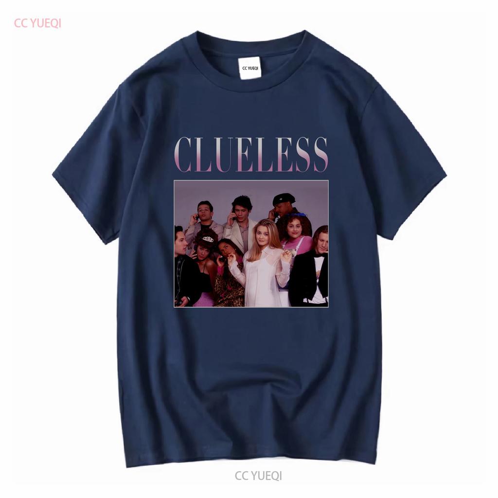 Clueless Movie Characters Vintage T Shirt vintage Washed graphic designer clothes homme Unisex Stretched Breathable streetwear