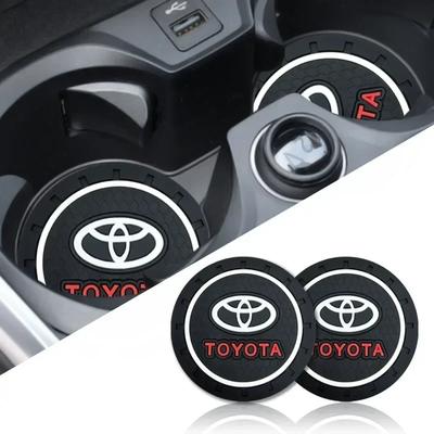 1/2Pcs Car Waterproof Pads Black Anti-Skid Pads Auto Parts For Toyota Prius Avensis Rav4 Auris Yaris Verso Land Cruiser Camry