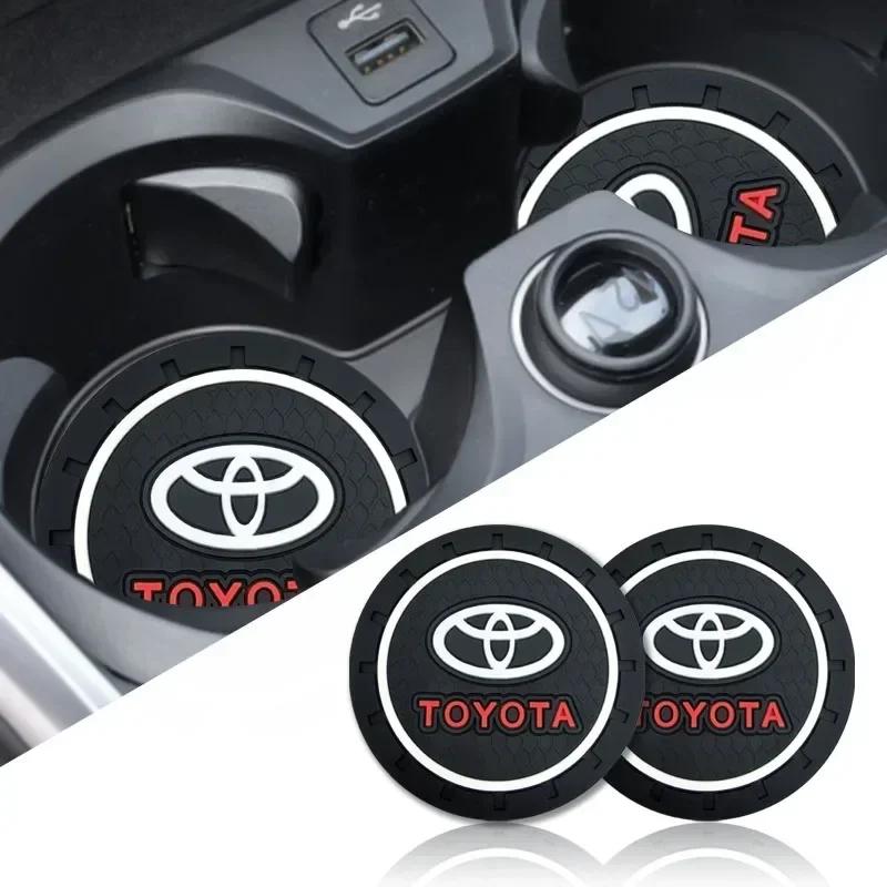 1/2 Pezzi Tappetini Impermeabili per Auto Neri Antiscivolo Ricambi Auto Per Toyota Prius Avensis Rav4 Auris Yaris Verso Land Cruiser Camry
