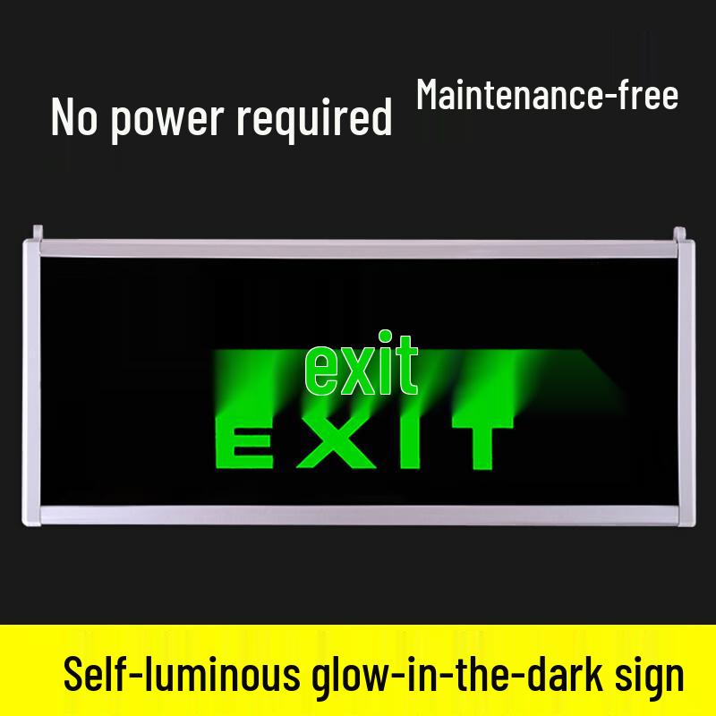 Self-Luminous Emergency Exit Sign