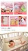 HDKBIG Diaper Storage Crib Hanging Diaper Case Box, Storage, (Light Blue)