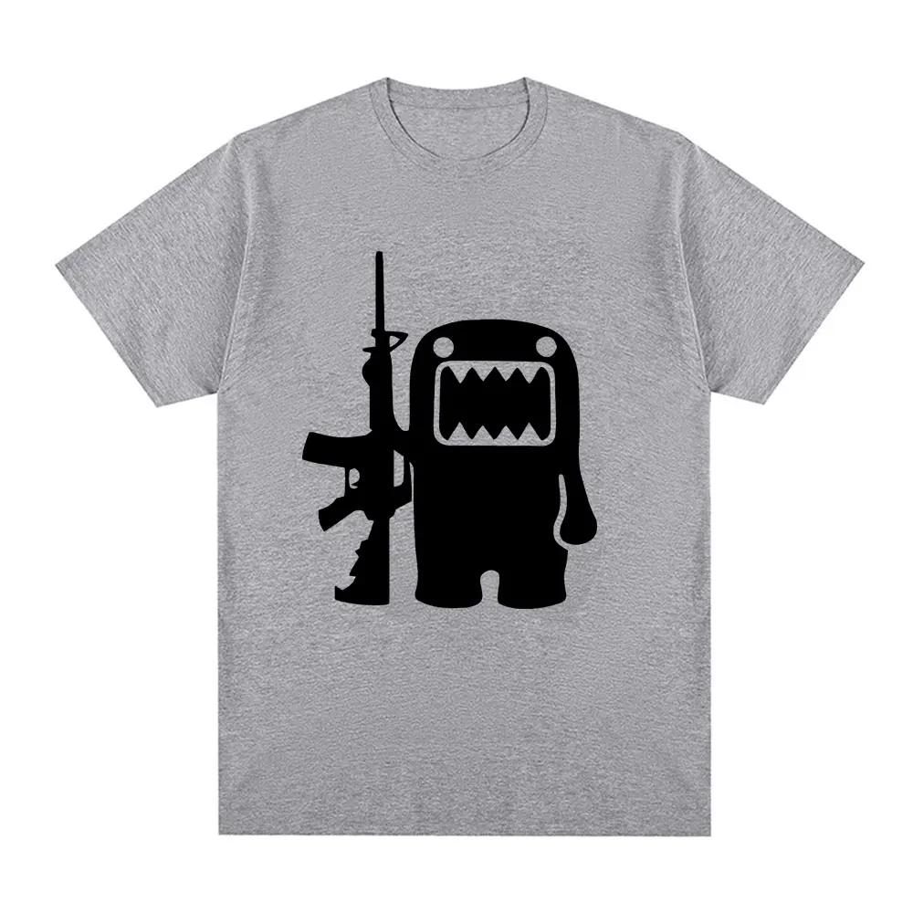 Retro Domo Kun AK47 Zábavné tričko Dámské ležérní tričko Krátký rukáv Nadměrné tričko Street Wear