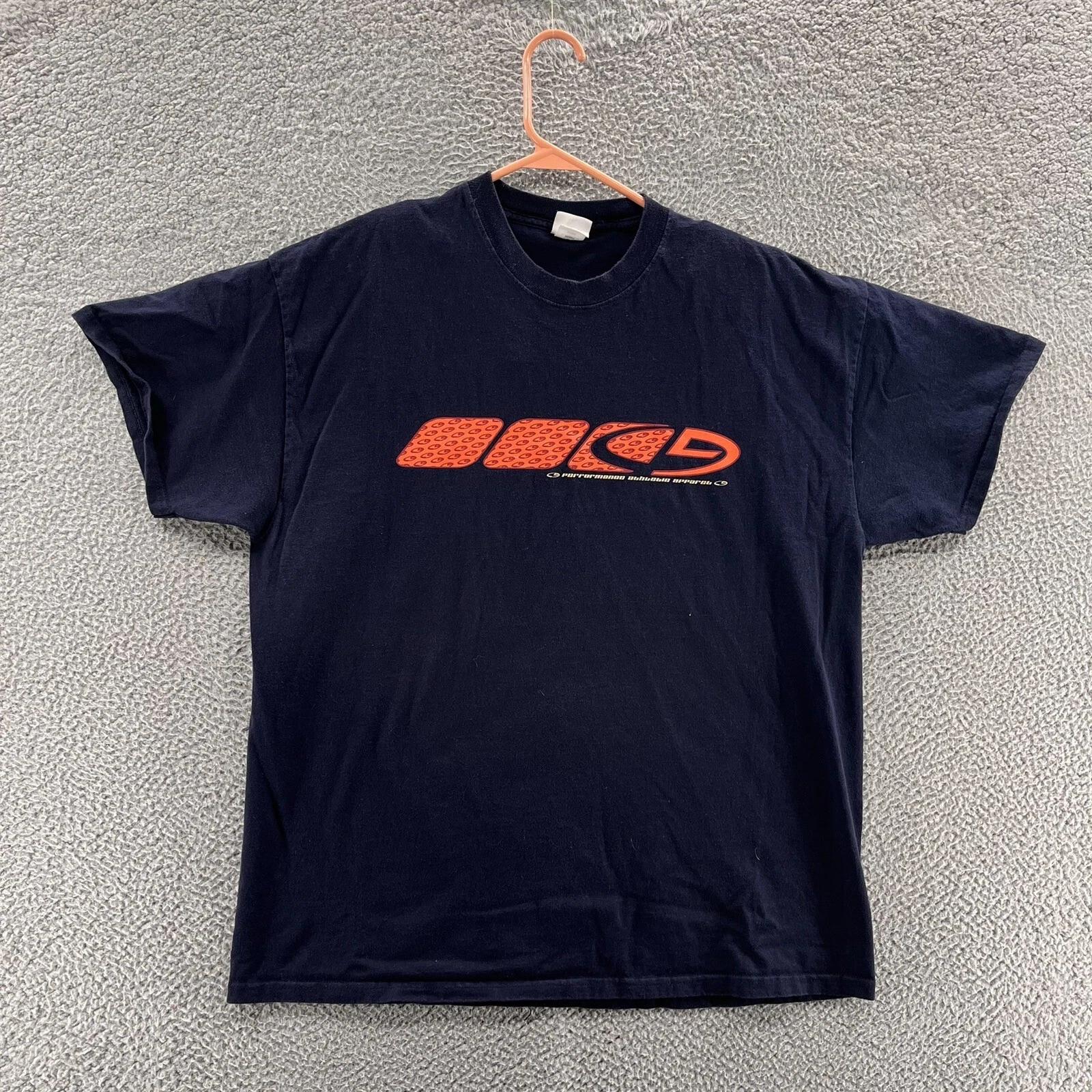 

VINTAGE Champion T Shirt Men Extra Large Blue Spellout Logo Sport Casual Y2K S