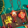 Red Chinese New Year Decoration Embroidered Year of The Horse Hanging Decoration Gift