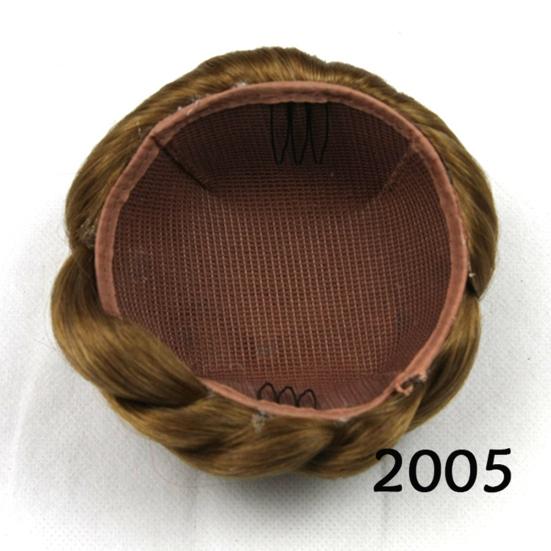 Ciocca per Acconciatura Raccolta da Donna Sintetica Trecciata Coda di Cavallo Chignon Estensione per Capelli