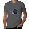 Floral Moon TShirt Basic Simple Casual Short Sleeve Tee