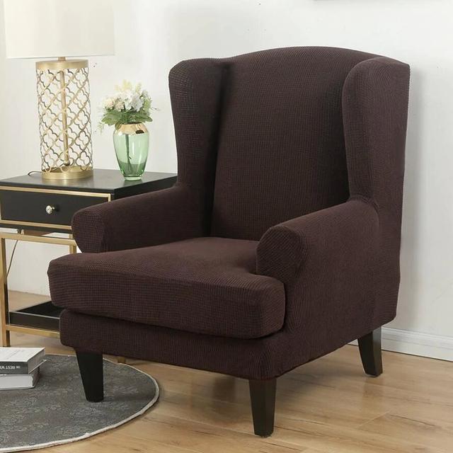

Чохол для крісла Modern Wings Stretch Європейський чохол для крісла Wingback Чохол для крісла для вітальні Чохол для крісла