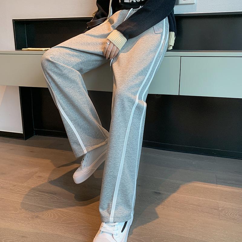 

Женские серые свободные спортивные леггинсы, весна/осень 2024 г. — облегающие, маленького размера, повседневные спортивные штаны XL