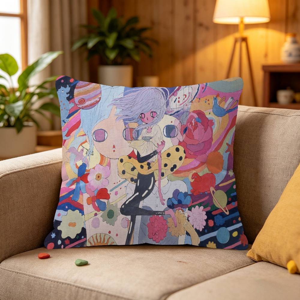 Aya Takano Pillow Anime Pillow Sofa Bed Head Pillow Cover Cushion Cover Fashion