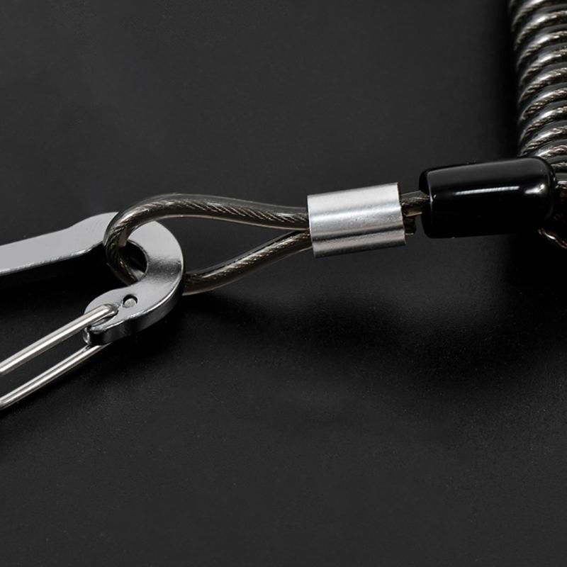 Anti-Verlust-Dehnkordel für Angelgeräte Mehrzweckwerkzeuge Angelsicherheitsleine