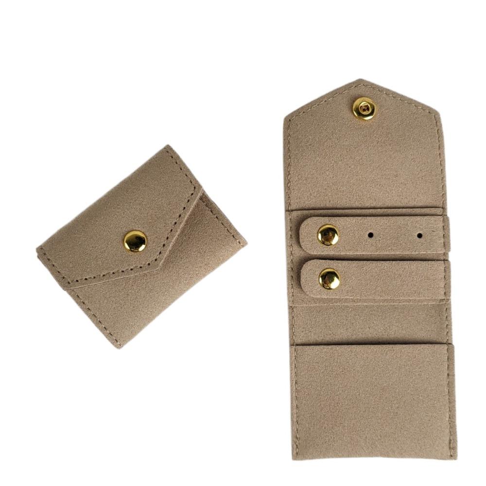 Foldable Jewelry Roll Case Mini Jewelry Storage Bag  for Parties Travel Business Trips