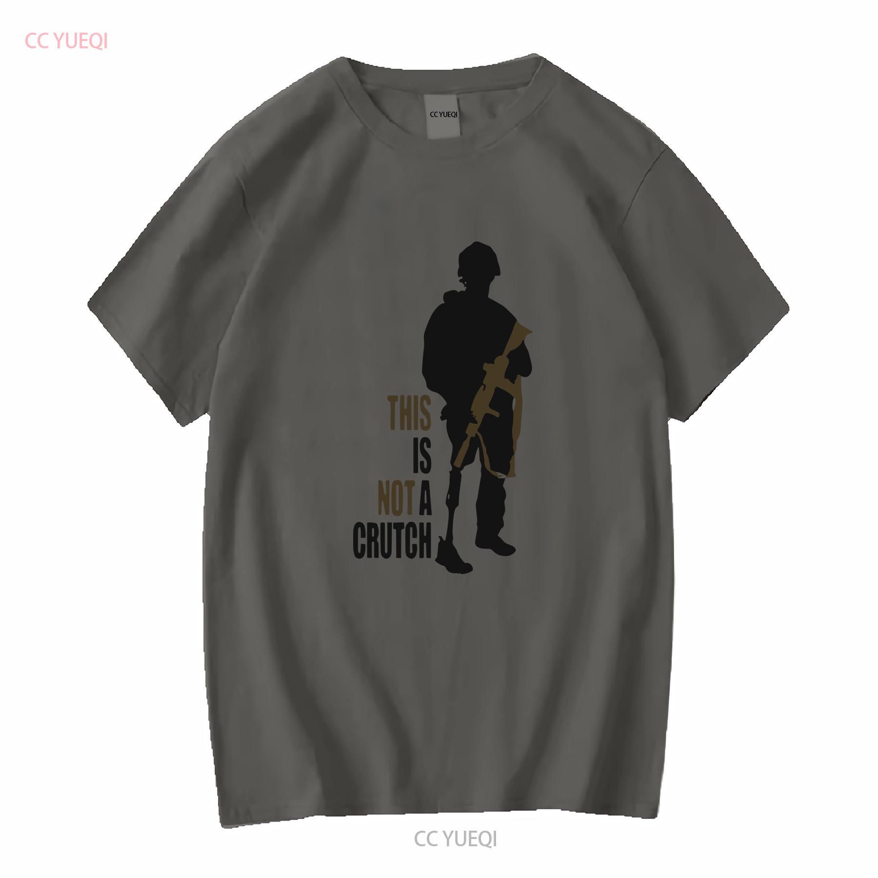 

This Is Not A Crutch T shirt long or short sleeves vintage Washed Unisex Comfortable graphic Slightly Stylish Breathable Soft 4XL