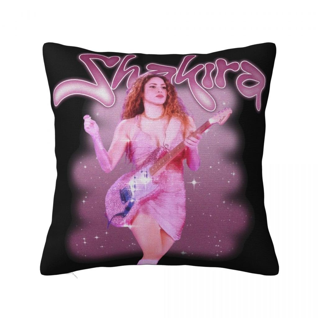 Singer Shakira Pillowcase Printing Polyester Cushion Cover Decor Throw Pillow Case Cover Seat Square 45X45cm