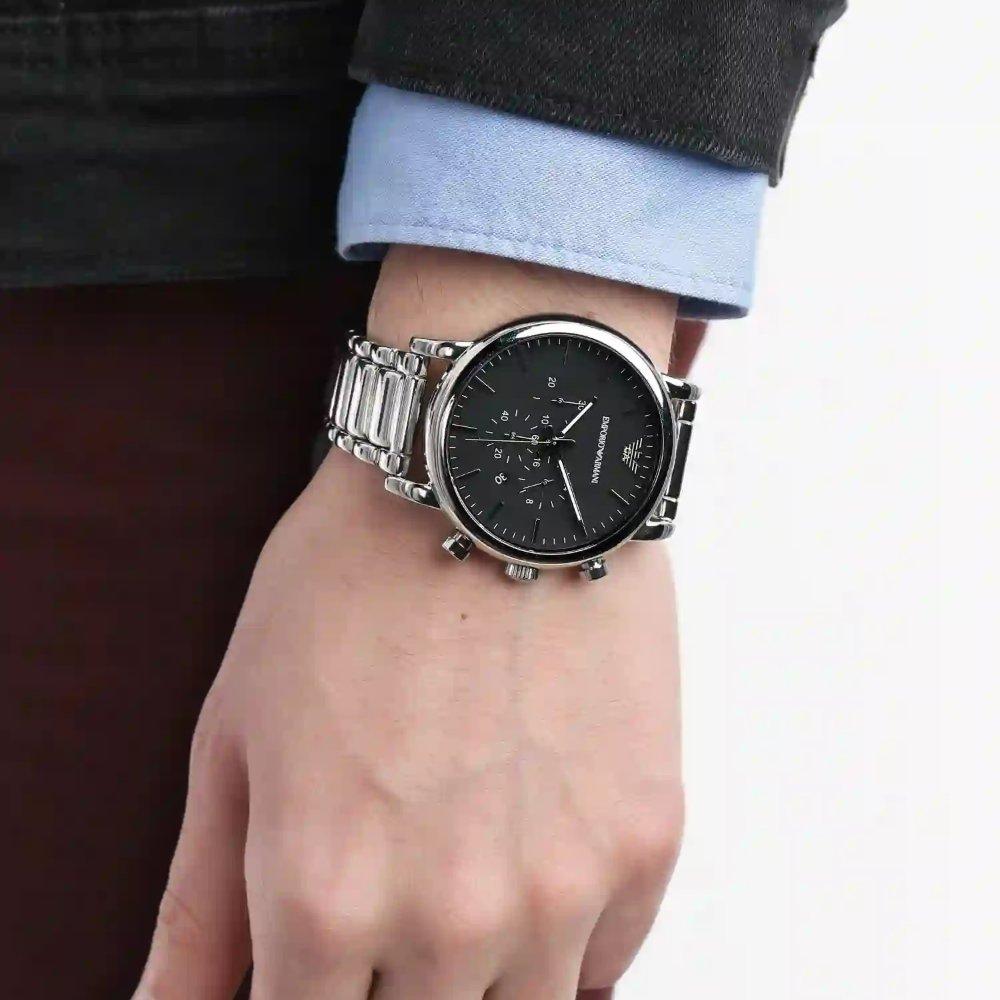 Emporio Armani AR1894 Silver Chronograph Men's Watch