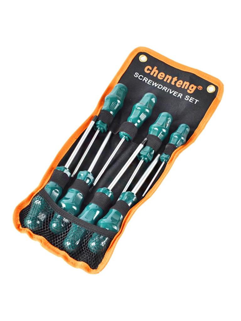 Plum Cross, Star, Spline, Hex Screwdriver Set: T15, T20, T25, T27, T30, T40