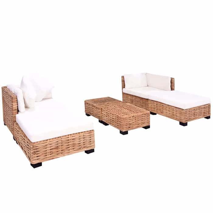VidaXL Jeu de Canapés 16 pcs Salon de Jardin Mobilier de Patio Meubles de Terrasse Mobilier d'Extérieur Arrière-cour Véranda 244625