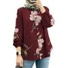 Women's Muslim Floral Puff Sleeve Shirt - New Fashion Arrival