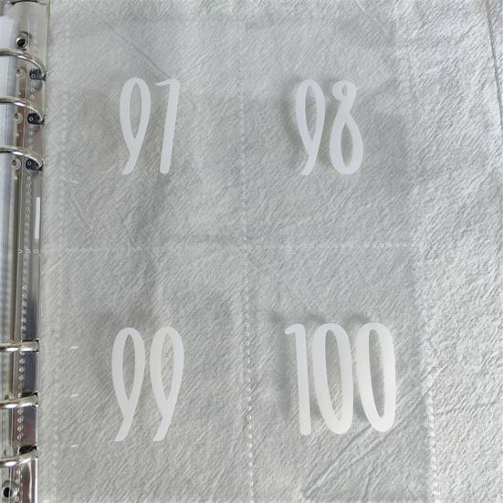 25 Sheets 100 Envelopes Money Saving Challenge Replacement Binder Inserts Easy & Funny Way To Save Money Pre-labeled 1-100 Money Pouches for