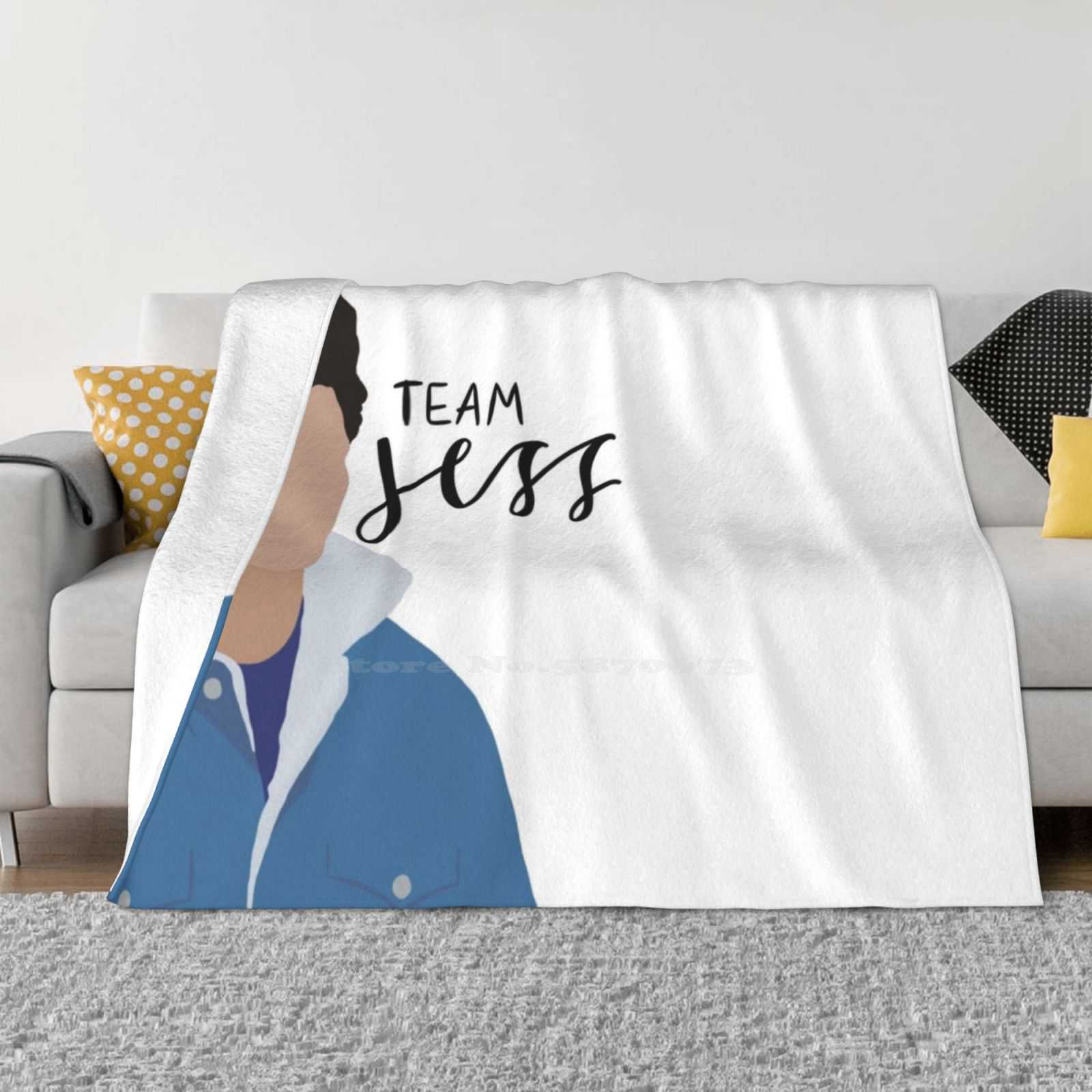 Team Jess Low Price New Print Novelty Fashion Soft Warm Blanket Team Jess Gilmore Girls Logan Dean 30x40in