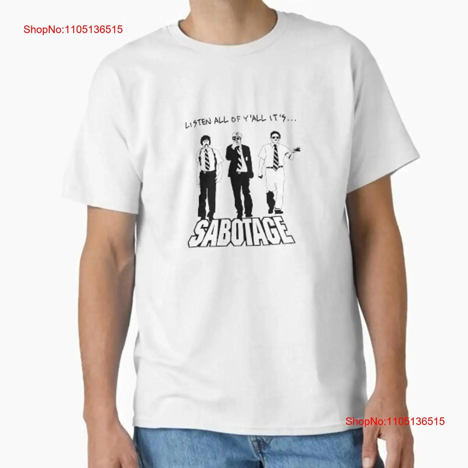 

Listen All Of Y All It s Sabotage Classic T S Shirt Made in US AUS Size 2XL vintage Washed Stylish Versatile Unisex homme S разноцветный