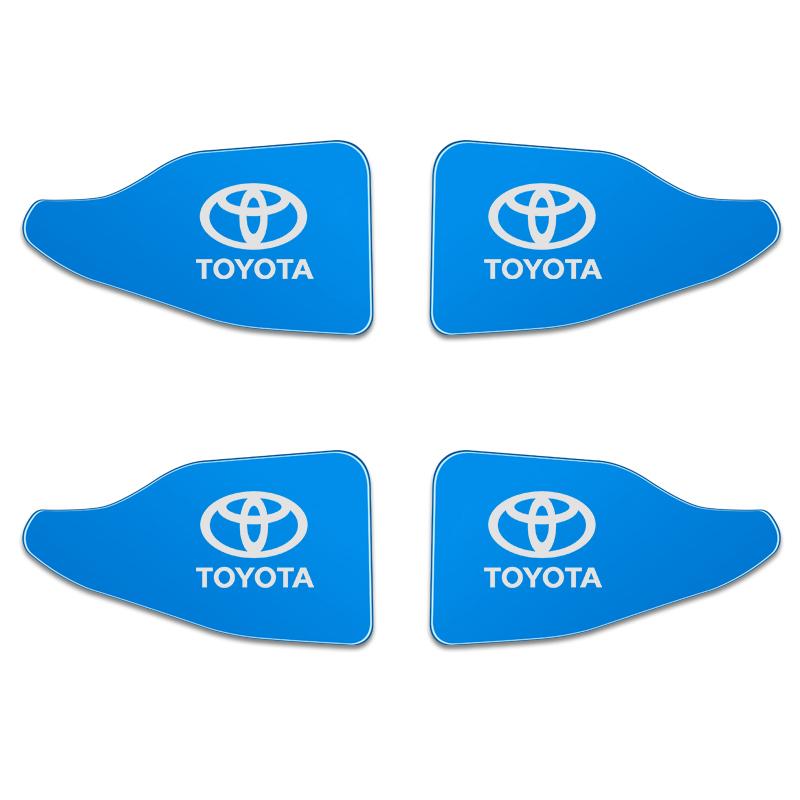 

4PCS Loading Door Bowl Handle Cover Decoration Interior For Toyota Yaris Vios HYBRID Car Styling Accessories синій