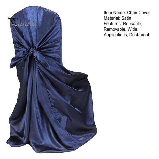 Fashion Dust-proof Wide Applications Self Tie Chair Cover Annual Dinner Chairs Dust Cover Home Decor