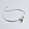 ANENJERY Bells Bracelet Simple Charm Fine Bracelet Women Fashion Jewelry Birthday Gift