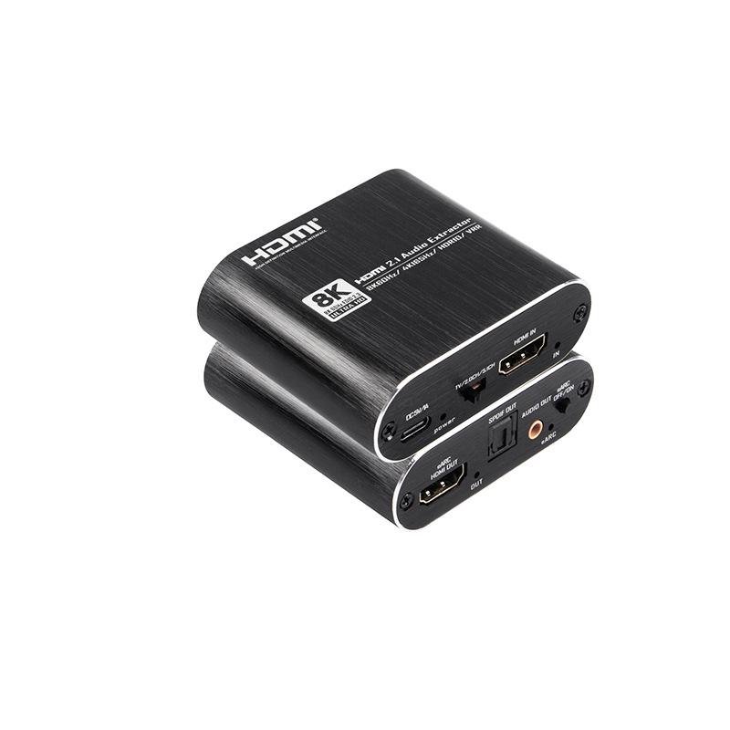 8K/60Hz HDMI 2.1 Audio Separator with eARC and VRR Support